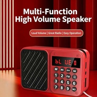 Lecteur MP3 Gurbani, radio FM portable, BT5.3, haut-parleur Coran/Bible, charge USB-C, lecture de carte TF, lecteur de disque USB, mini haut-parleur rechargeable