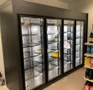 Display commerciale gelato/congelatore con porta in vetro low-e