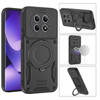 Desain Armor Tangguh Baru Anti Jatuh Pelindung Kamera Pengisian Daya Nirkabel Magnetik Casing Ponsel untuk REDMI NOTE 15 PRO PLUS 5G