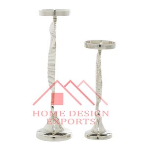 Bougeoir en aluminium pour centres de table Décoration et décoration de table de mariage Bougeoir en aluminium pour pilier Décoration de Noël - Product Image 5