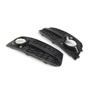 Grille de protection des feux antibrouillard pour Audi A4B8 2009-2012, en plastique ABS, insert de pare-chocs inférieur pour la mise à niveau et la rénovation - Product Image 5