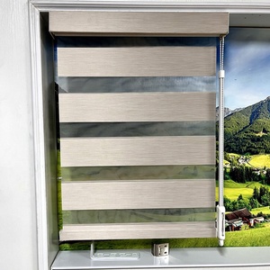 Hoàn toàn bao bọc vỏ ngựa vằn Rèm bóng râm văn phòng nhà chống nắng màn hình mềm rèm đôi rèm - Product Image 2