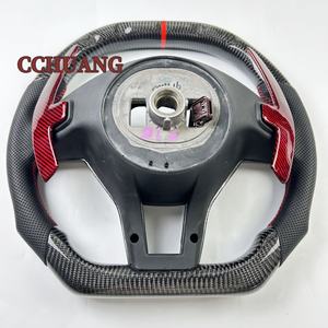 Personalice el volante de fibra de carbono real para el volante deportivo Mercedes w204amg c63amg <span class=keywords><strong>a45amg</strong></span> - Product Image 4