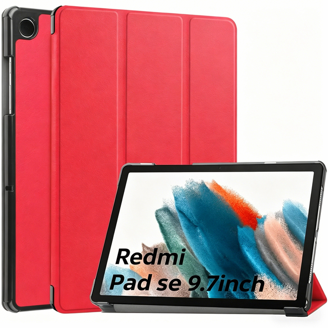 Low Price Tri-fold Shockproof PU PC Protect Cover Tablet case for Redmi Pad 2 Se 9.7 Inch 2026 for Woman
