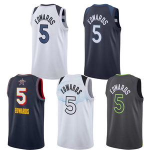 Nouveau <span class=keywords><strong>maillot</strong></span> de basket-ball à manches courtes respirant de haute qualité Minnesota avec logo en relief, design personnalisé pour adultes - Product Image 1