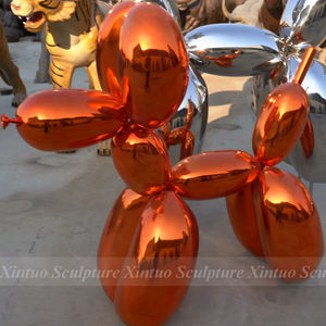 מותאם אישית נירוסטה כרום jeff koons בלון כלב חיצוני לפיסול למכירה - Product Image 5