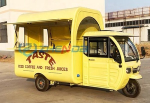 Camion de cuisine électrique à trois roues pour la vente de café en extérieur, cuisine mobile complète pour la restauration mobile en plein air - Product Image 4