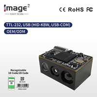 Módulo de escáner de código de barras KM30 pequeño para 1D 2D, escáner de bolsillo resistente con TTL/USB KBW/USB COM