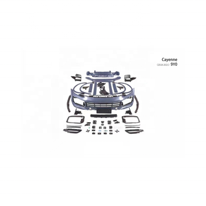Convient pour Porsche <span class=keywords><strong>Cayenne</strong></span> <span class=keywords><strong>2018</strong></span> à 2021 9Y0 Kit de carrosserie de haute qualité Turbo Style TKT pare-chocs avant diffuseur arrière Kit <span class=keywords><strong>2018</strong></span> à 2021 - Product Image 5