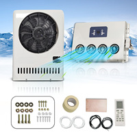 Aire Acondicionado DC12V y 24V para Autocaravanas, Camiones y Vehículos Fuera de la Red, Disponible en EE. UU., Aire Acondicionado para Cabina de Camión 12V 24V