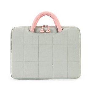 Custom Women's Large Capacity Quilted Polyester Puffy Lightweight Portable Soft 14 Inch Business <b>Laptop</b> Bag - Product Image 2
