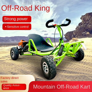 Ngoài Trời 90CC <span class=keywords><strong>2</strong></span> Đột Quỵ Động Cơ Xăng Đi Kart Trôi <span class=keywords><strong>Buggy</strong></span> Loại Với Cánh Tay Sốc Treo Cát Qua Kart Với Kéo Bắt Đầu - Product Image 2