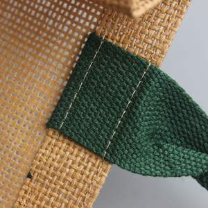 Murah, bahan alami dan ramah lingkungan tas rami belanja hadiah yang dapat dicetak dengan logo, tas rami - Product Image 5