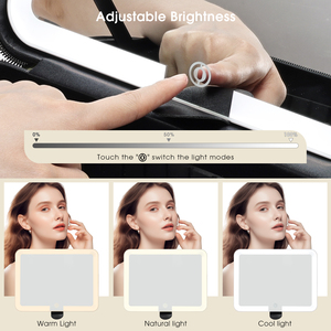 Professional <b>Makeup</b> Bag with LED Mirror Travel Cosmetic Train <b>Case</b> Large <b>Makeup</b> Artist Bags for Cosmetics Nail Tools - Product Image 3