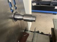 Máquina de Torneado de Metal CNC Automática Langruixing, Control PLC, Alta Precisión, Fácil de Operar, para Formas Cilíndricas y Parabólicas