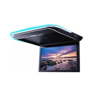 Écran de plafond LCD 17 pouces pliable manuel pour voiture, fourgonnette et camping-car, moniteur intelligent HD, vente en gros ODM/OEM