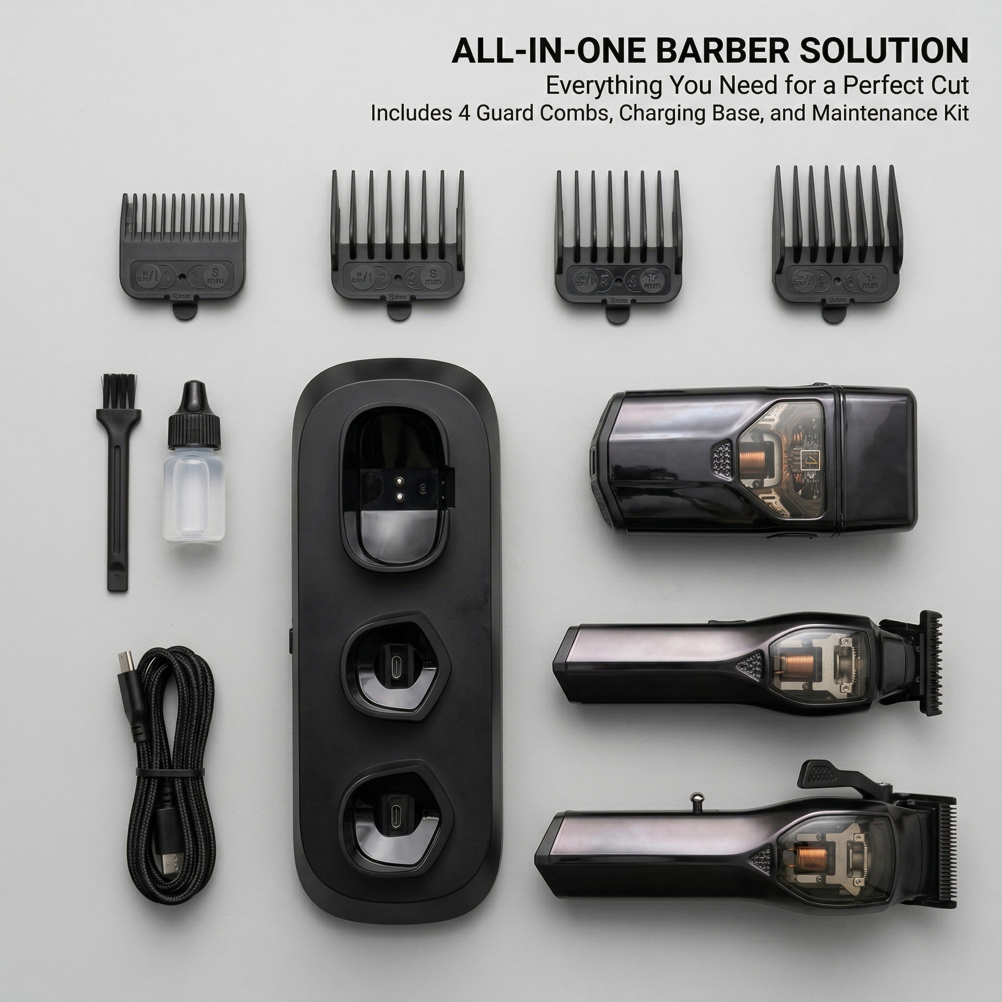 Kit 3 en 1 negro