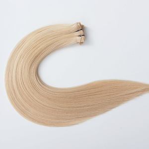 Làm nổi bật balayage màu tóc vàng châu Âu đôi rút ra ban đầu con người Remy vô hình thiên tài sợi ngang tóc mở rộng giá bán buôn - Product Image 5