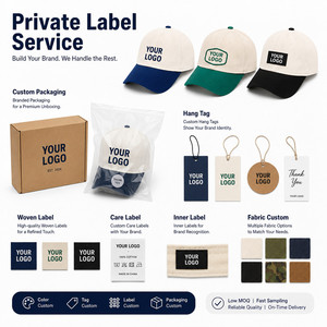 Custom Logo 6-Panel Baseball Cap Structured Fit Contrast Visor Premium Cotton Wholesale Adjustable Sun Hat Ivory Crimson - Product Image 5