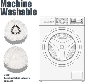 Ensemble <span class=keywords><strong>de</strong></span> manche et <span class=keywords><strong>de</strong></span> tête <span class=keywords><strong>de</strong></span> serpillière en acier inoxydable <span class=keywords><strong>à</strong></span> 4 sections avec tissu en microfibre et essoreur automatique - Product Image 6
