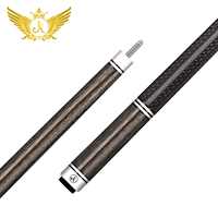 JK-UV-4 JK Olympus Queue de billard professionnelle avec pointe de 12,4 mm, fût en fibre de carbone T800, joint radial, pour les tournois