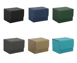 MIO Luxus benutzer definierte Spielkarte Deck Box Sammelkarten speicher Spielbrett PU Box für Kinder für <span class=keywords><strong>Tarot</strong></span> für Poke Mons TCG Yugi - Product Image 6