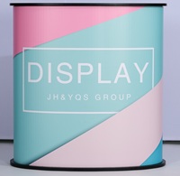Table de comptoir de Promotion pliable Portable table de Promotion publicitaire en aluminium avec roues