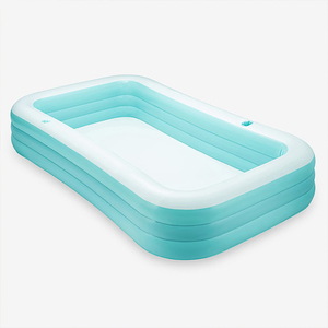 Piscina Gonfiabile Grande per Famiglie Fuori Terra con Portabicchieri per Adulti e Bambini, Ideale per Giardino e Cortile Esterno - Product Image 5