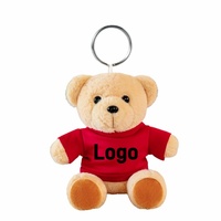 Porte-clés ours personnalisé OEM ODM, jouet en peluche créatif et mignon pour couple, pendentif de sac en forme de petit ours, personnalisez votre LOGO