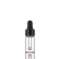 Botol Minyak Esensial Kaca Mini Transparan Grosir 2ml 3ml 5ml 10ml Botol Esens Botol Kosmetik Kaca