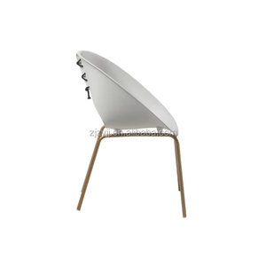 Chaise de salle à manger moderne en plastique jaune, légère et durable pour <span class=keywords><strong>restaurant</strong></span> - Product Image 4