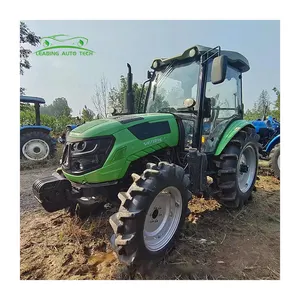 Daya tinggi empat roda 4WD digunakan mesin pertanian Deutz Fahr 70HP/120HP/80HP 4WD tangan kedua traktor pertanian