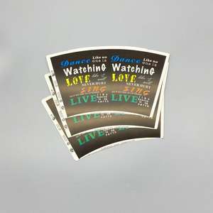 Ventilateur en papier alimentaire recyclable, écologique, imperméable, enduit de PE simple et double face, avec impression 1 à 8 couleurs - Product Image 1