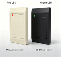 Lecteur de cartes de contrôle d'accès RFID étanche 125KHz EM 13.56MHz MF Wiegand 26/34 RS232 RS485 TTL en option