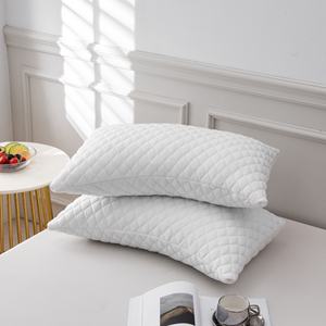 Nouveau produit ménage couleur unie confortable <span class=keywords><strong>Anti</strong></span>-acariens lavage à la main cou soutien mousse à mémoire oreillers de lit - Product Image 1