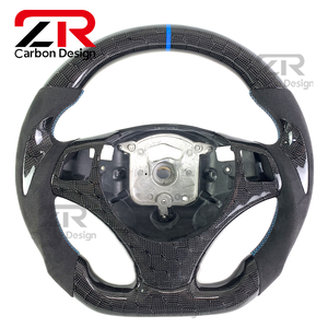 Volante de Fibra de Carbono E92 para <span class=keywords><strong>BMW</strong></span> E90 320i 335i E91 E92 E93 E80 E83 E81 E82 E87 E39 E36 <span class=keywords><strong>E46</strong></span> M3 - Product Image 1