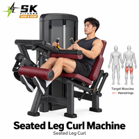 Machine à flexions de cuisses assise SK-L16 avec poids sélectionnables, équipement d'entraînement des ischio-jambiers, équipement de gym commercial, directement de l'usine