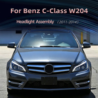 Kit de phares LED modifiés pour Mercedes-Benz Classe C W204 C180 C200 2011-2014, clignotants intégrés, installation Plug and Play