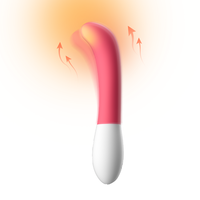 Beheizbarer G-Punkt-Vibrator aus Premium-Silikon, Innenmassagegerät mit 5 Geschwindigkeiten und 5 Mustern, USB-Aufladbar, Sexspielzeug vom OEM/ODM-Hersteller