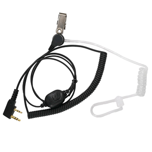 Auricular de seguridad con tubo transparente para walkie-talkie Kenwood NX-1200 NX-1300 Baofeng, auriculares acústicos para radio bidireccional - Product Image 1
