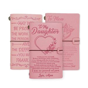 <b>Custom</b> Embossed Logo Souvenir Notebook Gifts Retro <b>Diary</b> Faux Leather Notepad Traveler's Notebook - Product Image 6