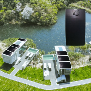 Panneaux solaires flexibles IBC HPBC haute efficacité 200W 19.2V, modules photovoltaïques légers à <span class=keywords><strong>contact</strong></span> arrière pour véranda, voitures, bateaux, balcon - Product Image 3
