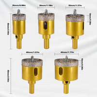 Scie cloche à dents de scie avec finition dorée pour carreaux de céramique, verre, porcelaine - Dimensions personnalisables et support ODM/OEM