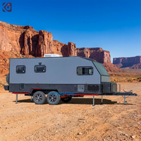 CAMPTRL Caravane familiale spacieuse grande capacité, camping-car remorquable, espace de vie multi-personnes pour les rassemblements familiaux