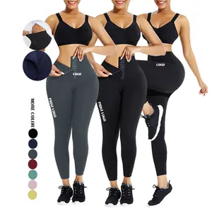 Personalización de cintura alta entrenador Yoga pantalón alto Wsaist Butt Lift Yoga pantalón gimnasio leggings para mujeres Lulu Leggings