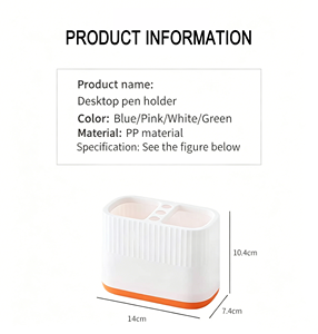 Promotion Custom LOGO <b>Desktop</b> Stationery <b>Organizer</b> Pen Stand Stationery Colorful <b>Desktop</b> Storage Box <b>Desktop</b> Storage Shelf - Product Image 4