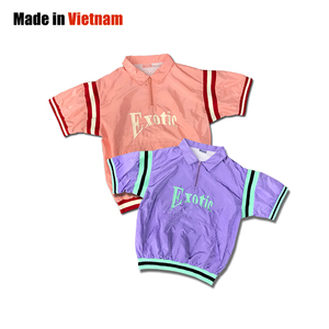 Sudadera deportiva de alta calidad con cremallera 1/4, chaqueta personalizada, diseño de manga corta, estampado a prueba de viento, talla grande, peso pesado para primavera - Product Image 1