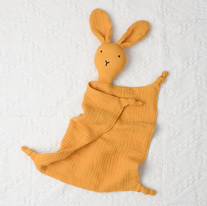 Dễ Thương Động Vật <span class=keywords><strong>Muslin</strong></span> <span class=keywords><strong>Bunny</strong></span> Bé Chăn An Ninh Comforter Sơ Sinh Đồ Chơi Bé Ngủ Comforter Thỏ Chăn - Product Image 4