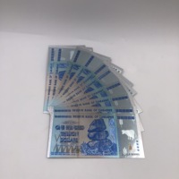 Ot-billetes de 100 trillones de dólares, billetes de plata y oro para colección