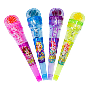 <span class=keywords><strong>CANDY</strong></span> <span class=keywords><strong>QUEEN</strong></span> Nuevos Productos Micrófono de Karaoke con Forma de Juguete de Plástico con Luces Intermitentes Fabricante de Dulces - Product Image 4